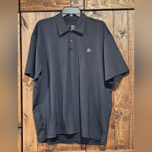 Starter Men's Classic Black Polo Shirt
